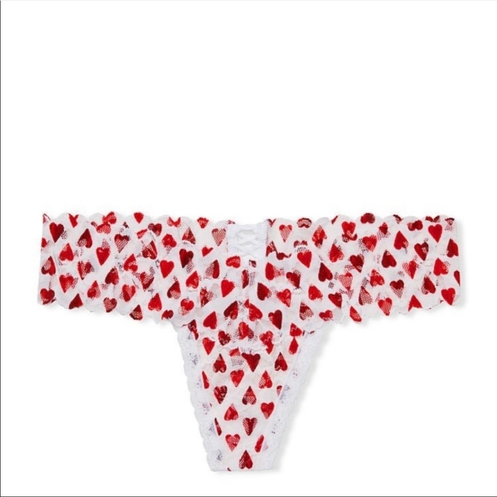 Victoria’s Secret THE LACIE Lace-Up Thong size L